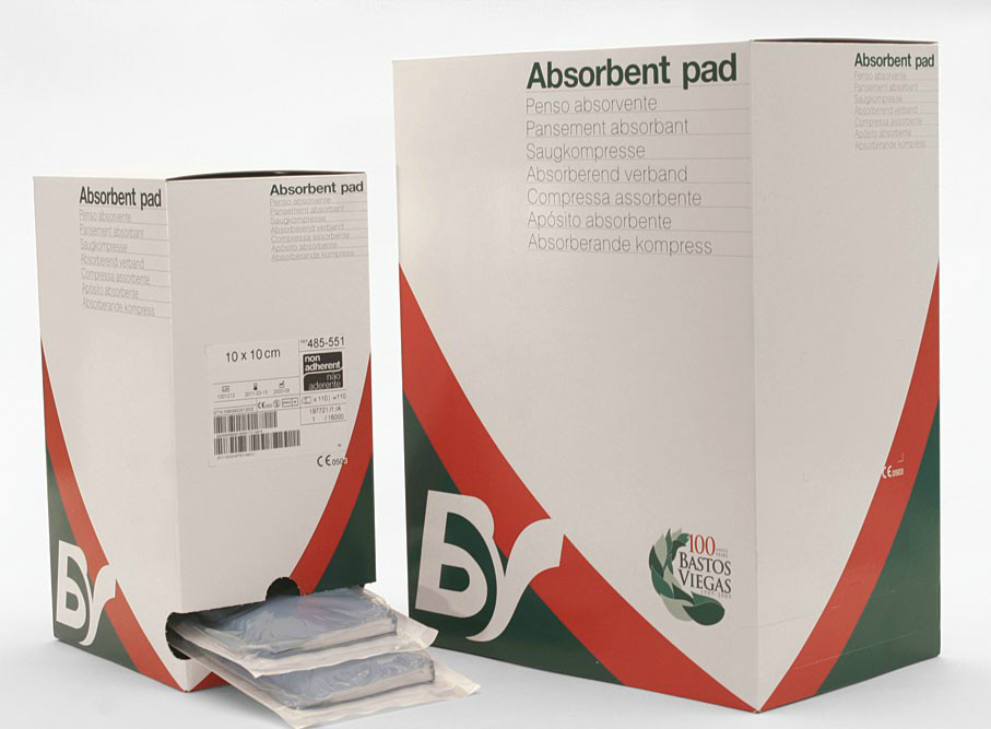 Absorbent pads, sterile, 10 x 15 cm, 30 pcs Suture Online